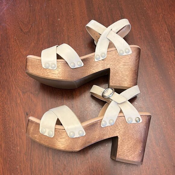 Sam Edelman Josefine cream platform heel Size 6 NWOT - Picture 7 of 10